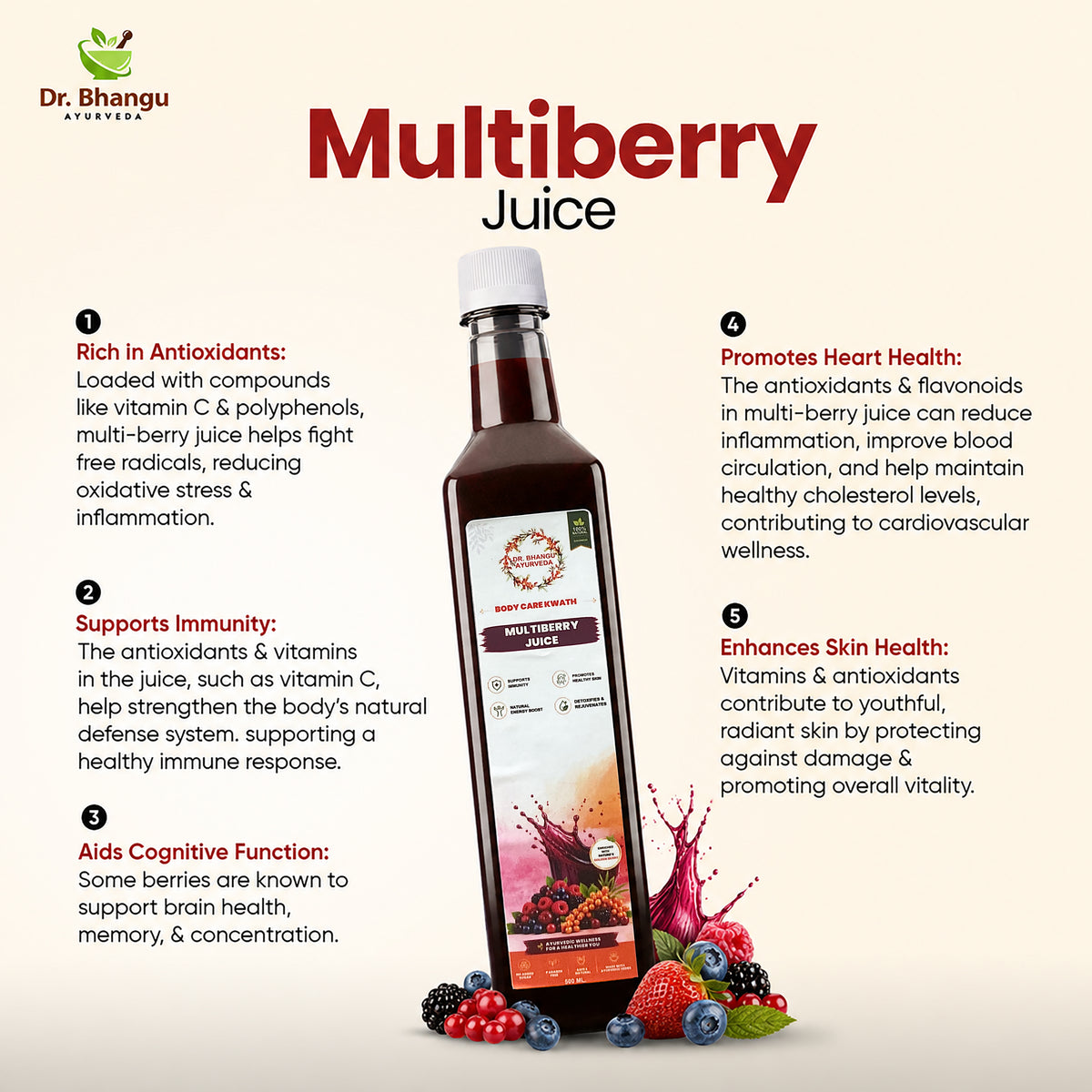 Magic Berry Juice – 100% Natural immunity Booster (500 ml)