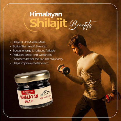 Pure Himalayan Shilajit Resin | Natural Strength & Vitality – Dr. Bhangu Ayurveda